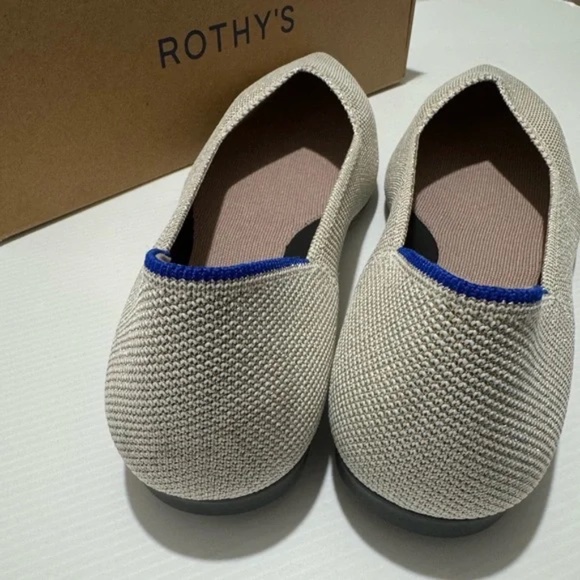 NWT ROTHY’S | Women's The Point II Flat Size W 10.5 Diamond Twill - Picture 4 of 7